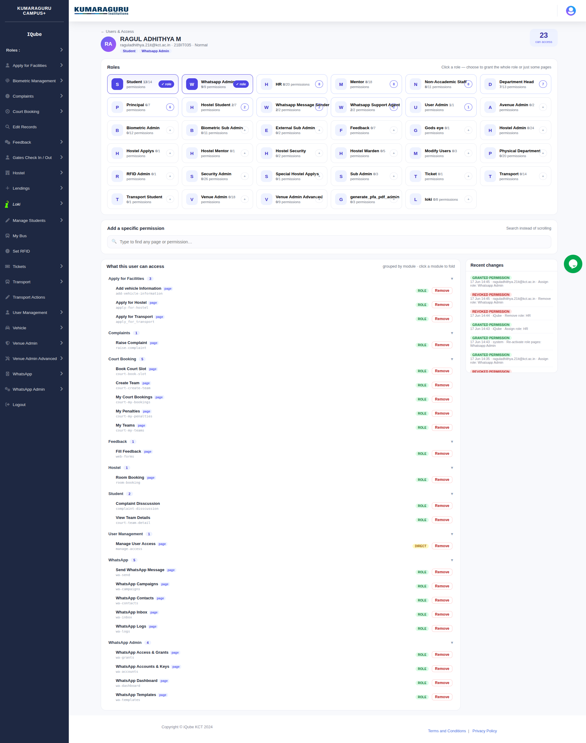 Full access editor
